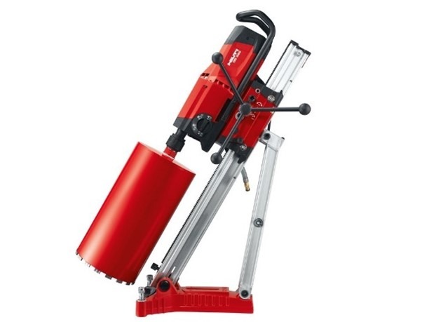 Kernbohrmaschine in rot